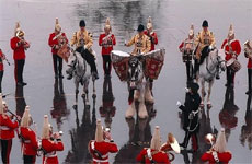 Drum Horse and musical regiment