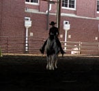Angel and Vonnie in the Western Pleasure class.